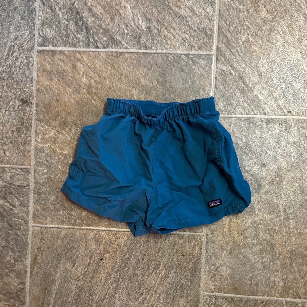 Patagonia Kids Teal Shorts